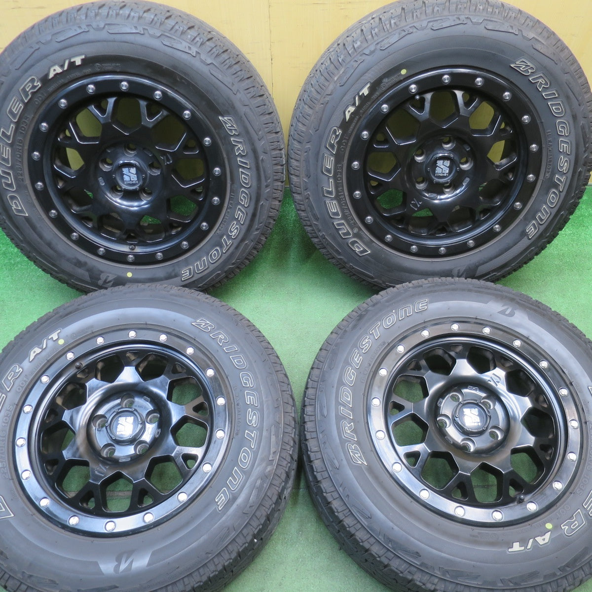 4本価格！23年★XTREME-J XJ04 225/70R16 ブリヂストン デューラー A/T 001 エクストリームJ 16インチ PCD114.3/5H★6051809NJノ
