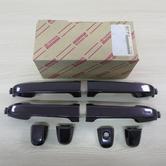 前後 左右 セット♪トヨタ アクア ヴィッツ 純正 ドア アウター ハンドル 型式 不明 1B03 8DJO J2144329 TOYOTA ドアノブ 外装 サイド カー パーツ♪ [送料無料]