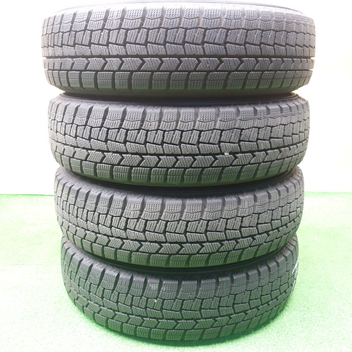 バリ溝！23年！9.5分★スタッドレス 155/65R14 ダンロップ ウインターマックス WM02 JOKER ジョーカー 14インチ PCD100/4H★6010503KTス