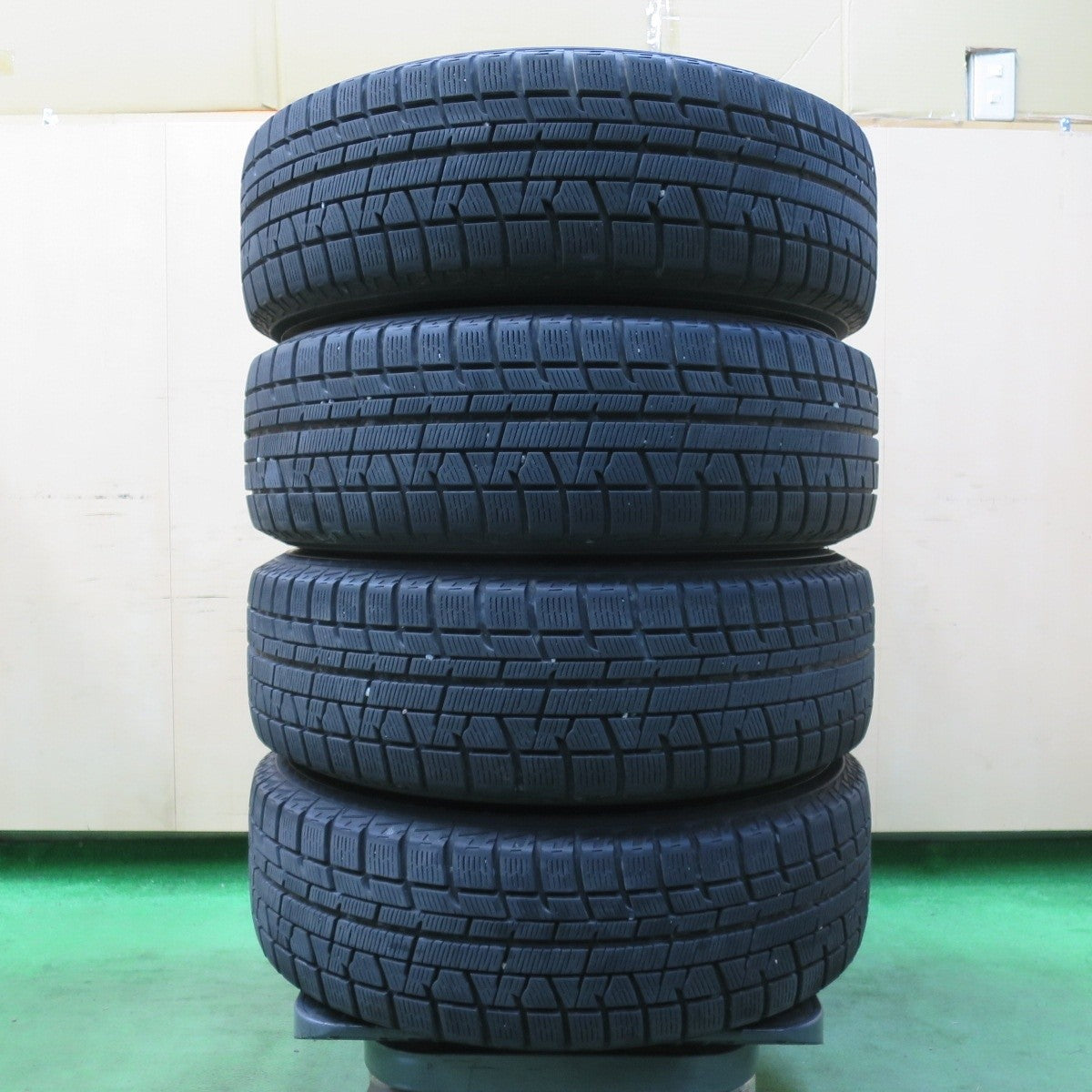 バリ溝！キレイ！8.5分★スタッドレス 195/65R15 ヨコハマ アイスガード iG50 プラス SPORT ABELIA スポルト アベリア 15インチ PCD114.3/5H★5022608イス