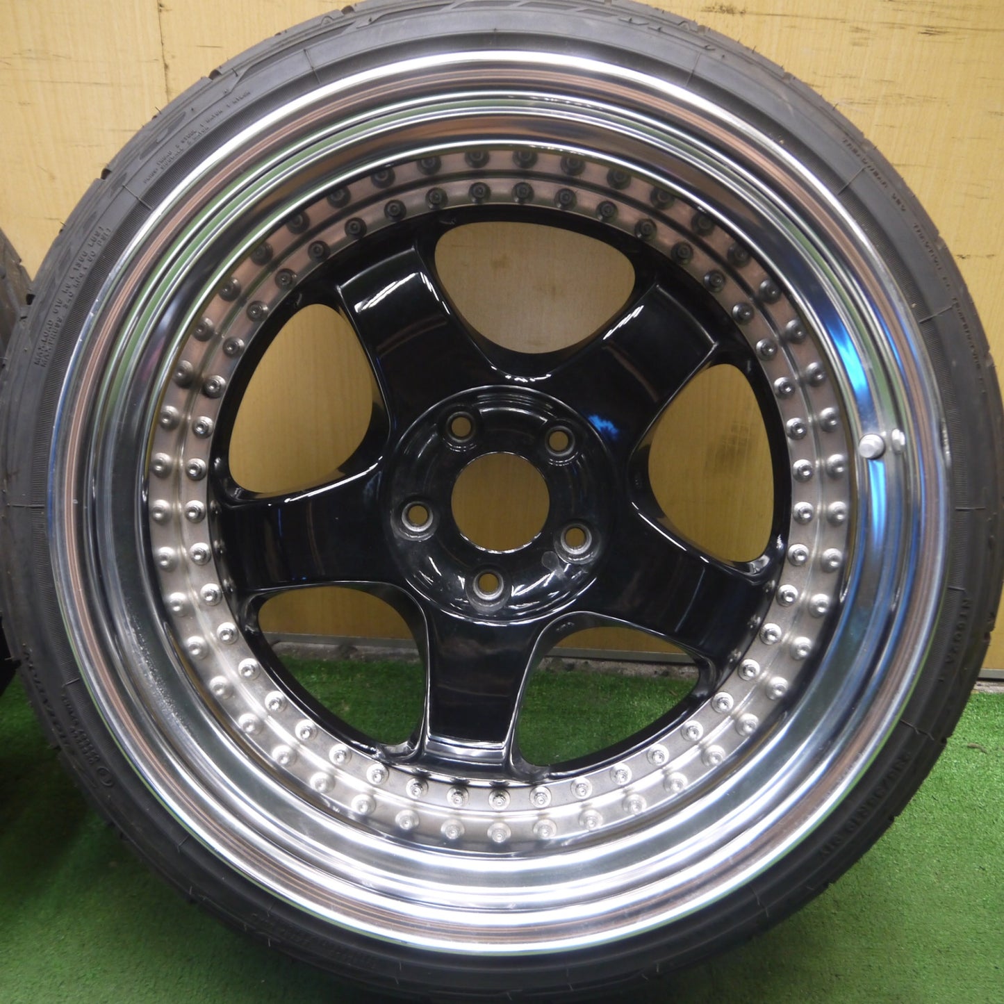 *送料無料* バリ溝！8.5分★WORK MEISTER S1 MSTN/3P 215/35R19 235/35R19  ニットー NT555 G2 ワーク マイスター PCD114.3/5H★4071002Hノ