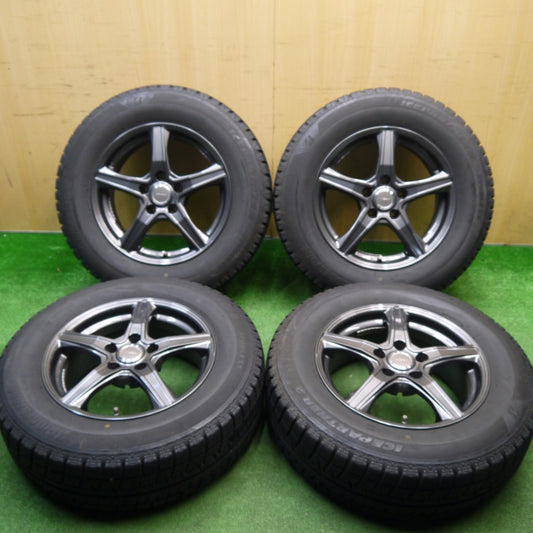 バリ溝！キレイ！9分★スタッドレス 215/65R16 ブリヂストン アイスパートナー2 TOPRUN トップラン 16インチ PCD114.3/5H★5112104Hス