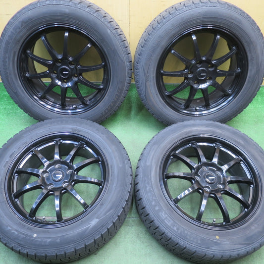 バリ溝！9.5分★スタッドレス 215/60R17 ダンロップ ウインターマックス WM02 G-SPEED Gスピード 17インチ PCD114.3/5H★6051807NJス