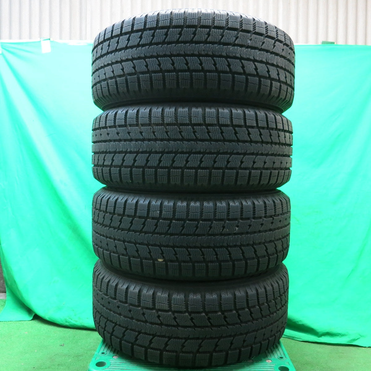 *送料無料* バリ溝！9.5分★BMW X3 E83 純正 235/55R17 スタッドレス トーヨー オブザーブ GSi-5 17インチ PCD120/5H★4052502ナス