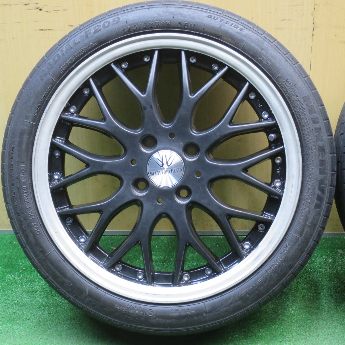 4本価格★LOXARNY MULTI FORCHETTA 165/50R16 ミネルバ ラジアル F209 ロクサーニ マルチ フォルケッタ 16インチ PCD100/4H★6040802NJノ