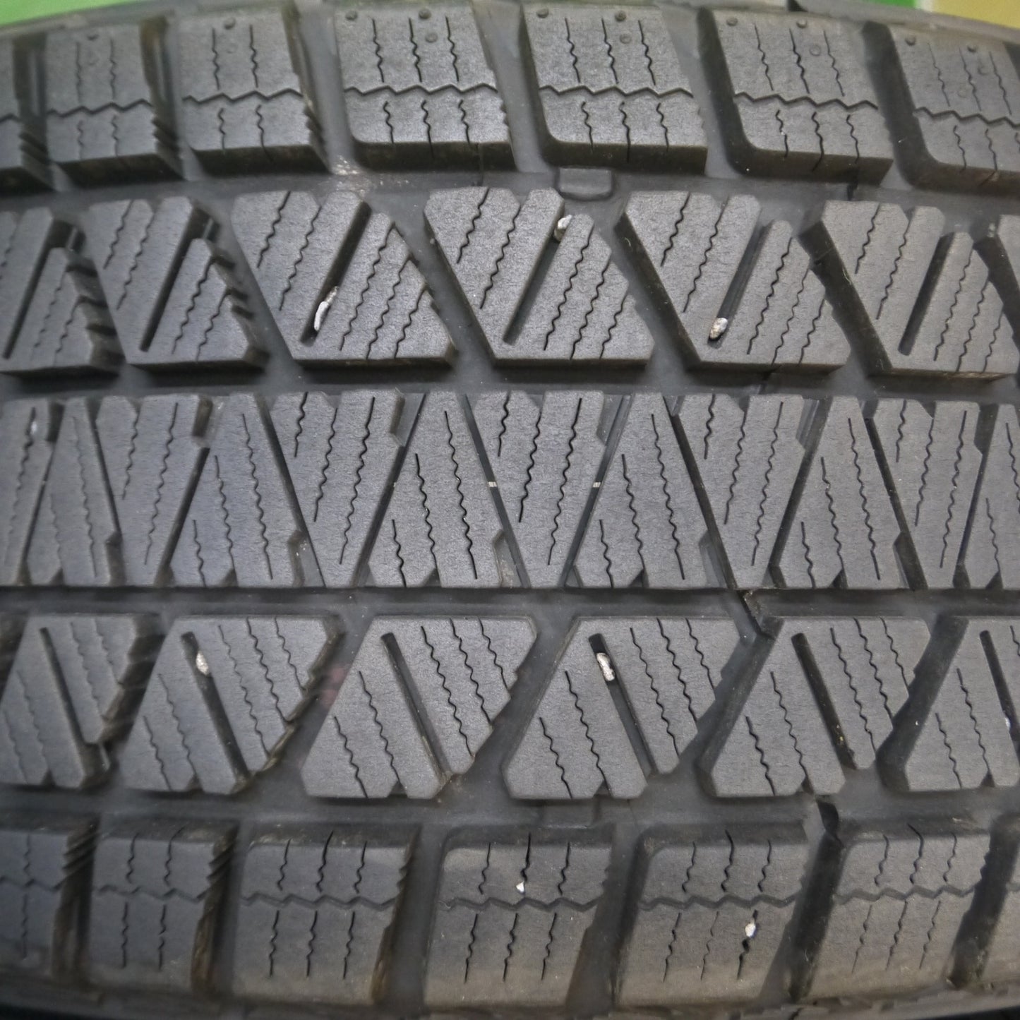 [送料無料] バリ溝！21年！キレイ！9.5分★スタッドレス 225/65R17 ブリヂストン ブリザック DM-V3 Laffite LW-06 ラフィット 17インチ PCD114.3/5H★5022805Hス