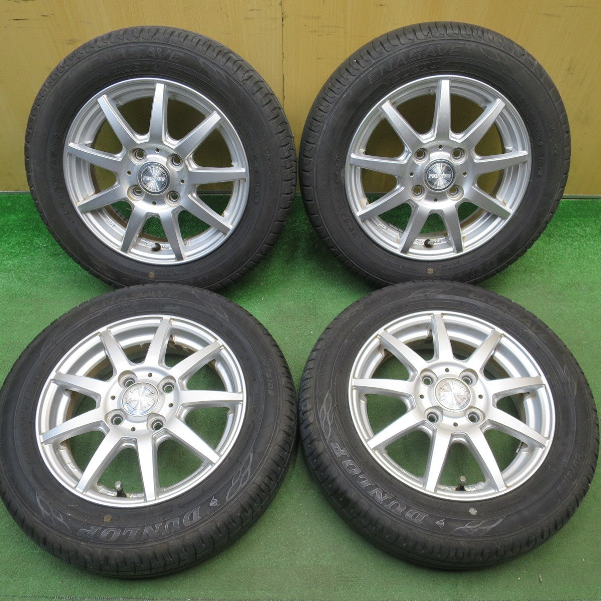 バリ溝！23年！8.5分★155/65R13 ダンロップ エナセーブ EC204 ravrion ラブリオン 13インチ PCD100/4H★6031802NJノ