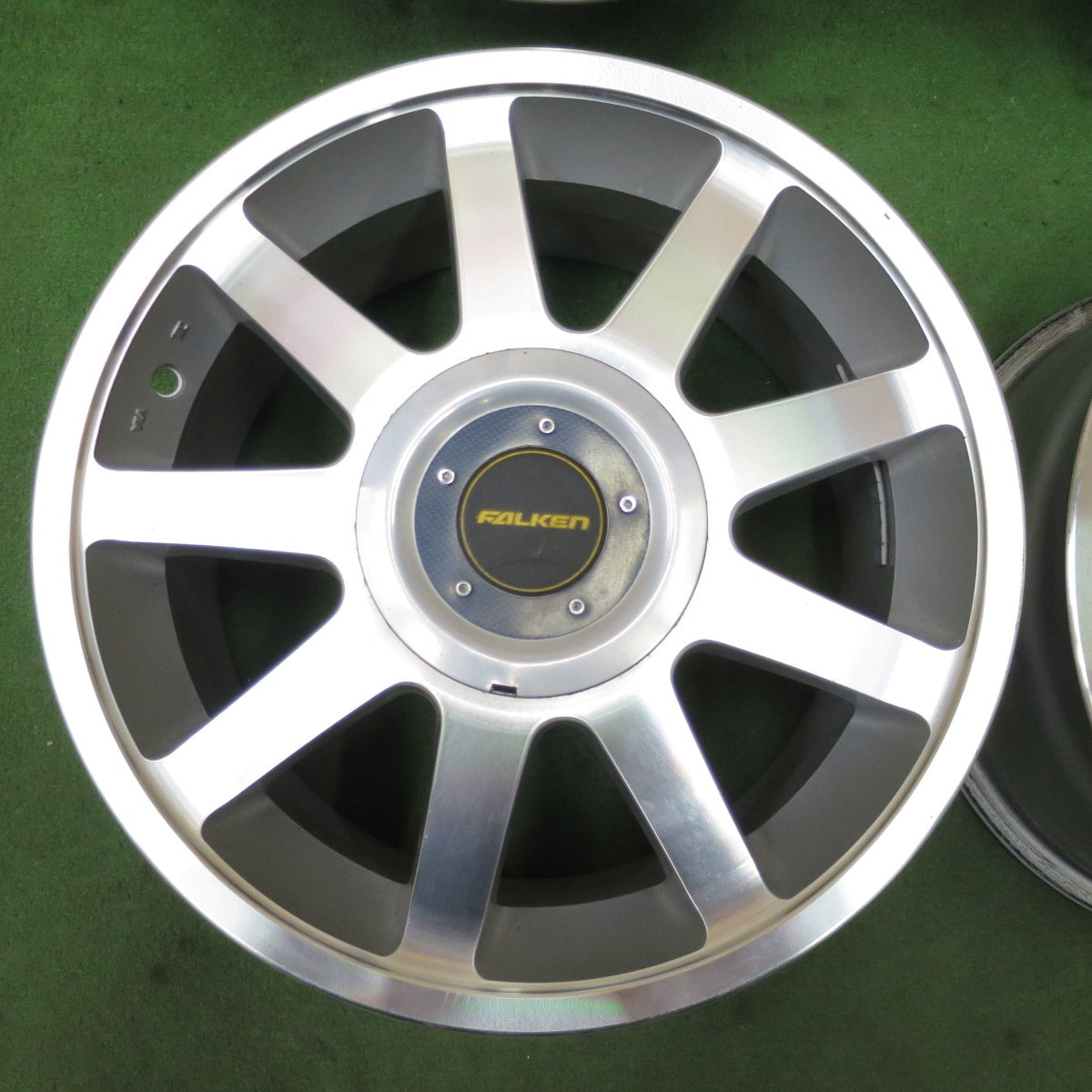 4本価格★FALKEN ファルケン 15インチ 社外 アルミ ホイール 15×7JJ PCD100 114.3/4H マルチ★6052501NGホ