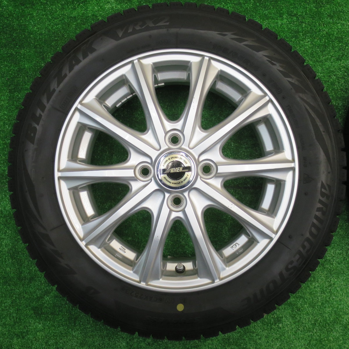 キレイ！23年★スタッドレス 155/65R14 ブリヂストン ブリザック VRX2 AXEL アクセル 14インチ PCD100/4H★5100804NJス