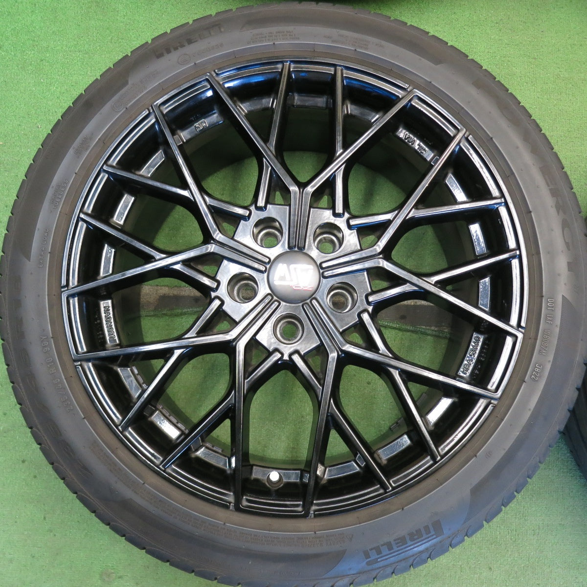 4本価格！22年◎ベンツ 等 O・Z MSW 74 235/45R18 ピレリ POWERGY OZ パワジー 18インチ PCD112/5H◎6081403HAノ
