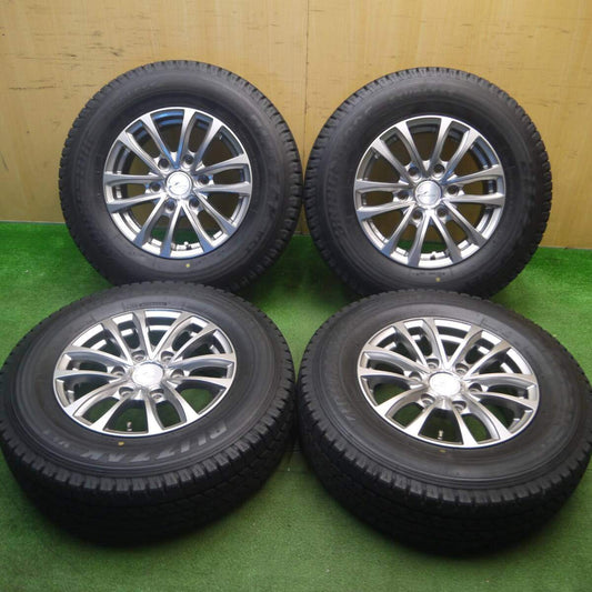 バリ溝！21年！キレイ！9.5分★スタッドレス 195/80R15 107/105L ブリヂストン ブリザック VL1 PRODITA プロディータ 15インチ PCD139.7/6H★5021709Hス