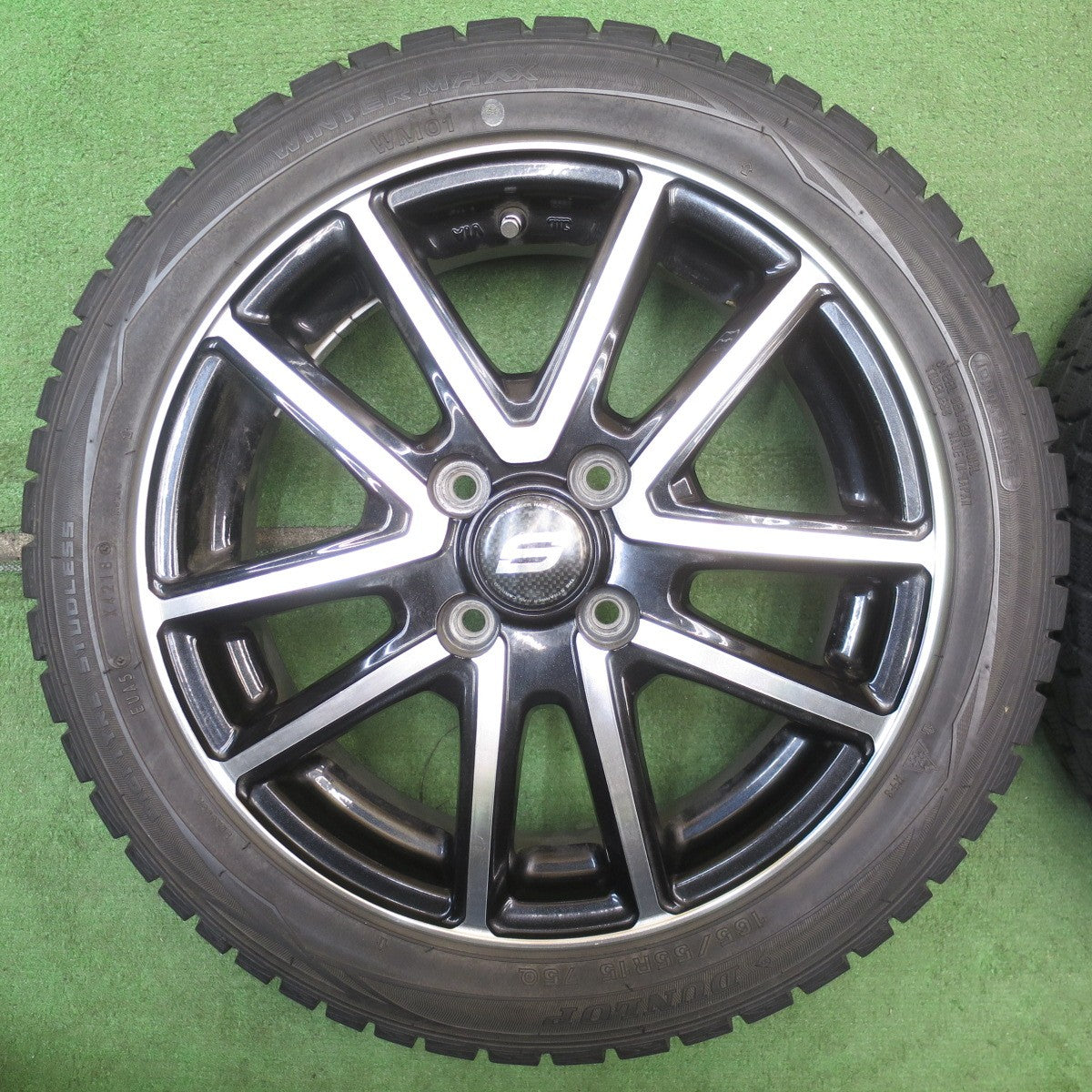 4本価格★スタッドレス 165/55R15 ダンロップ ウインターマックス WM01 STRANGER ストレンジャー 15インチ 軽サイズ PCD100/4H★6051308NJス