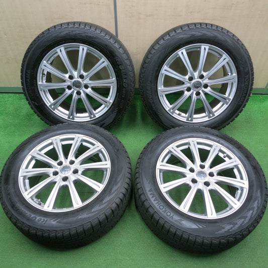 [送料無料] バリ溝！キレイ！9.5分★スタッドレス 235/60R18 ヨコハマ アイスガード G075 MiLLOUS ミルアス 18インチ PCD114.3/5H★5011205HAス