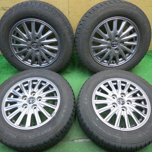 バリ溝！22年！キレイ！8.5分★トヨタ 80系 エスクァイア 純正 195/65R15 スタッドレス トーヨー オブザーブ ガリット GIZ 15インチ PCD114.3/5H★5042501NJス