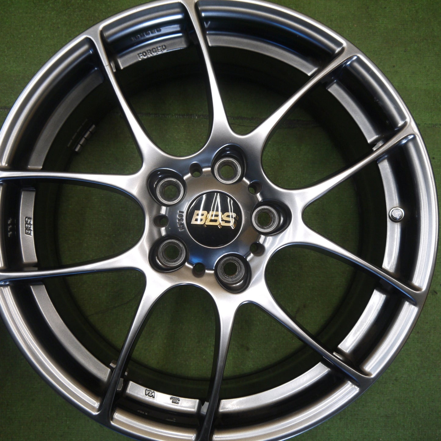 キレイ★BBS RF501 鍛造 17インチ ホイール 17×7J PCD114.3/5H★6060507Hホ