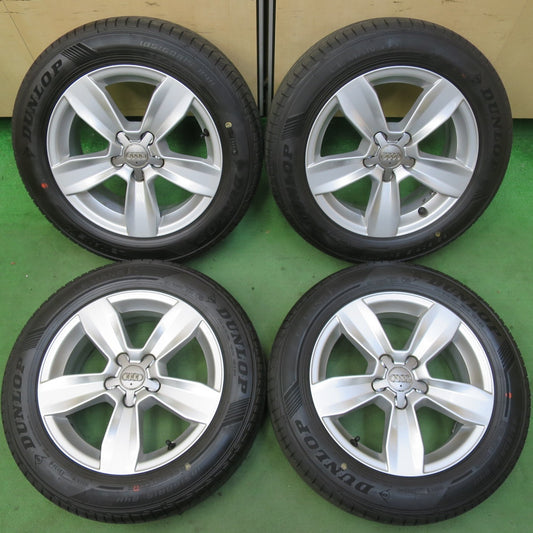 超バリ溝！24年！ほぼ10分★アウディ 8X A1 純正 185/60R15 ダンロップ LE MANS V+ ルマン 5+ 15インチ PCD100/5H★5062205イノ