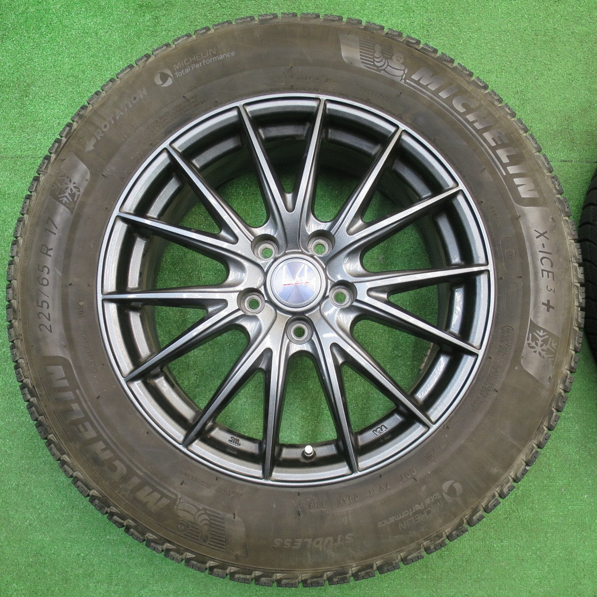 4本価格★スタッドレス 225/65R17 ミシュラン X-ICE3+ VELVA SPORTZ ヴェルヴァ 17インチ PCD114.3/5H★5111002NJス