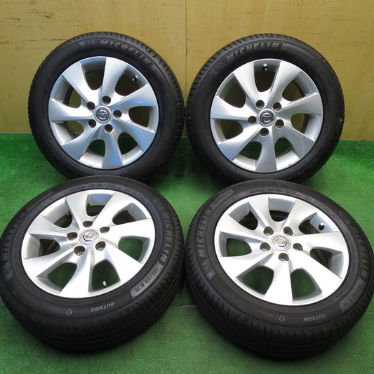 [送料無料] バリ溝！24年！9分★日産 C26 セレナ 純正 195/60R16 ミシュラン プライマシー4 16インチ PCD114.3/5H★5030705Hノ