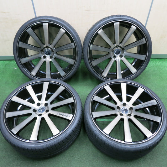 *送料無料* 4本価格★Lowenhart LW10 ENKEI 255/30R22 ファルケン アゼニス FK453 レーベンハート 22インチ エンケイ PCD114.3/5H★4042016HAノ