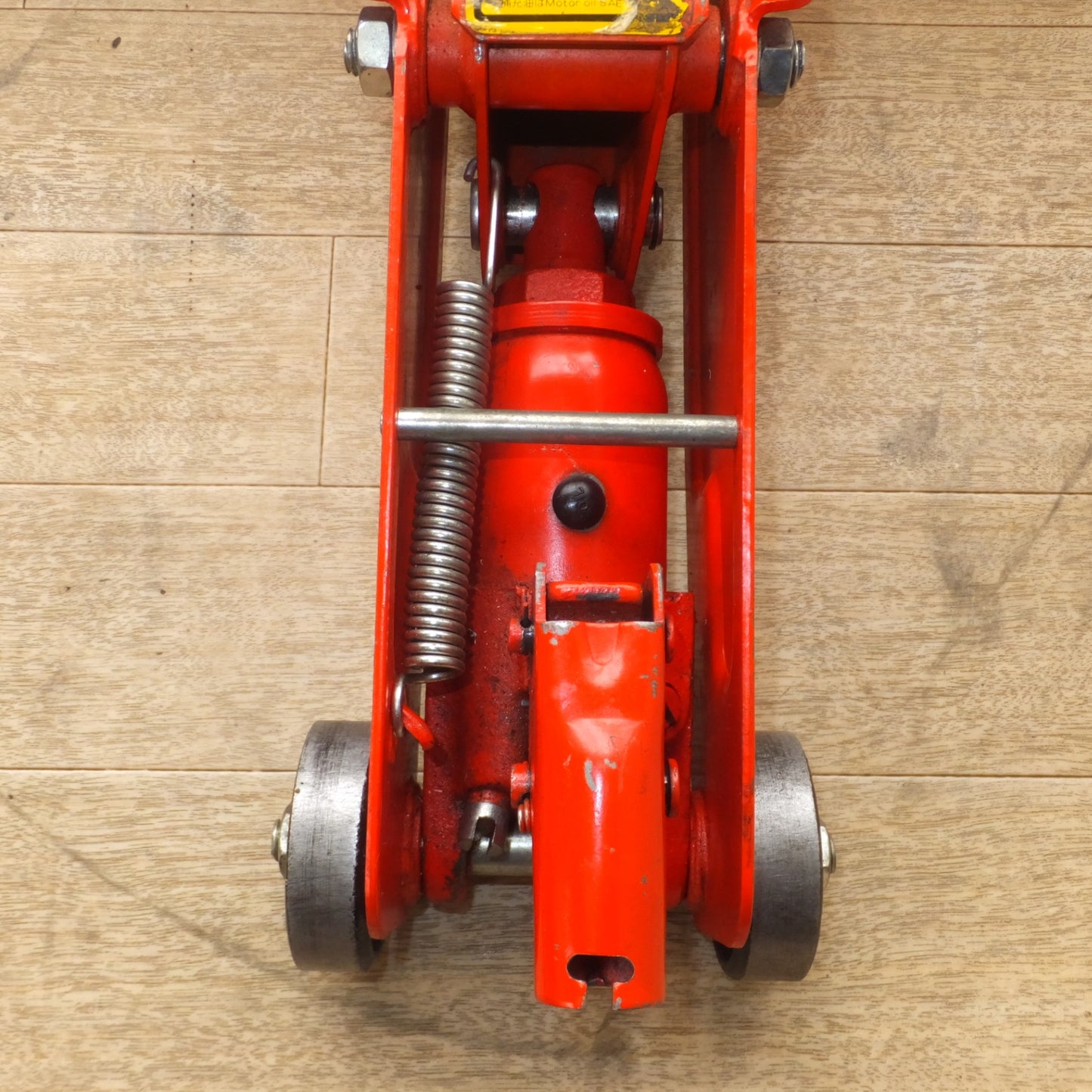[送料無料] ジャンク★中央自動車工業 TOMEX 油圧式フロアージャッキ FJ4900 2TON　リフト 130mm-320mm★