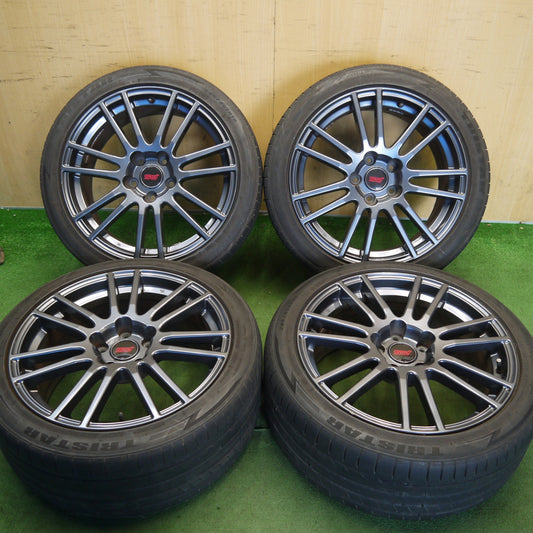4本価格◎スバル WRX STI 純正 ENKEI 245/40R18 トライスター SPORTPOWER2 18インチ エンケイ PCD114.3/5H◎6062905Hノ