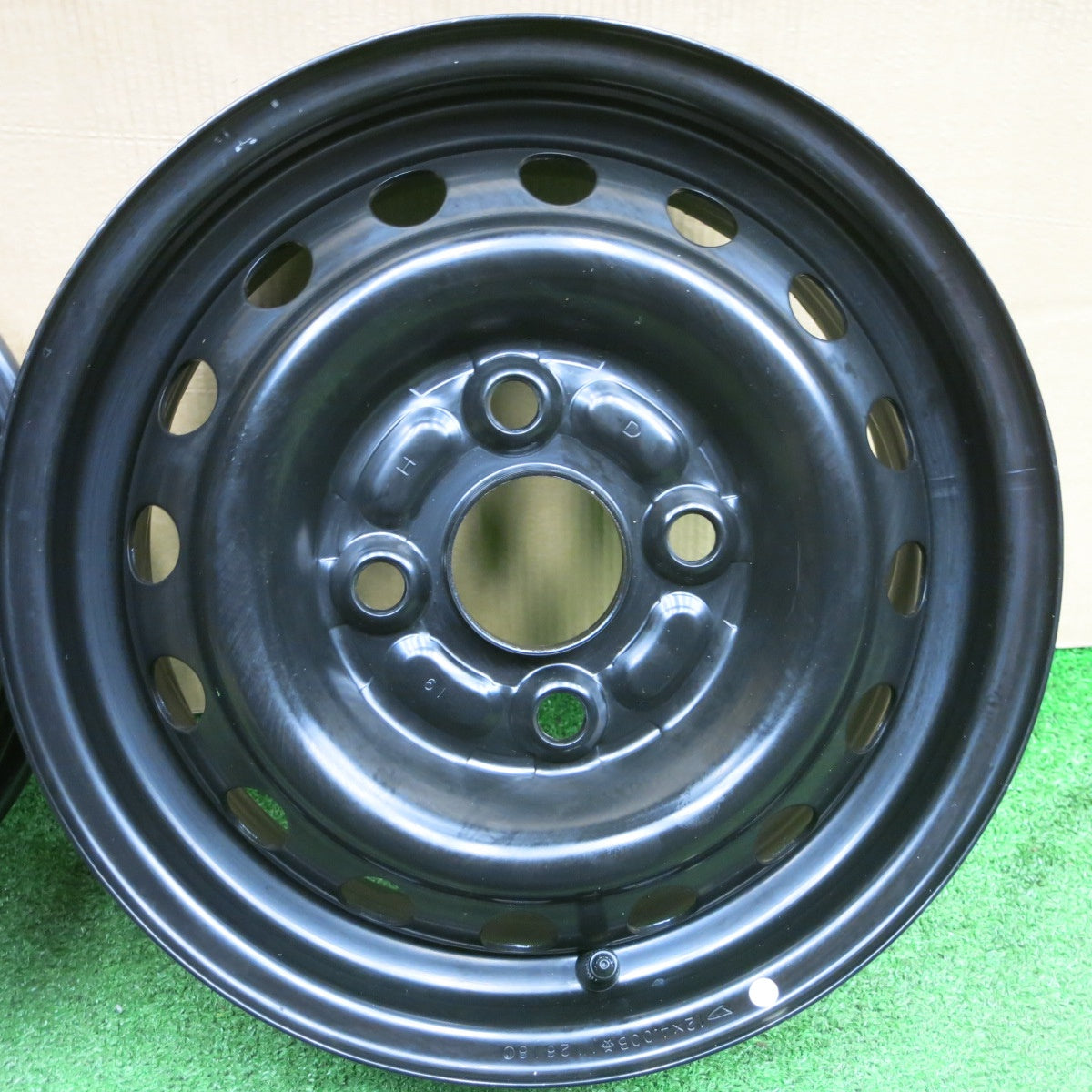 新車外し★ダイハツ ハイゼット カーゴ 純正 スチール ホイール 12インチ 12×4.00B PCD100/4H★6021501NKホ