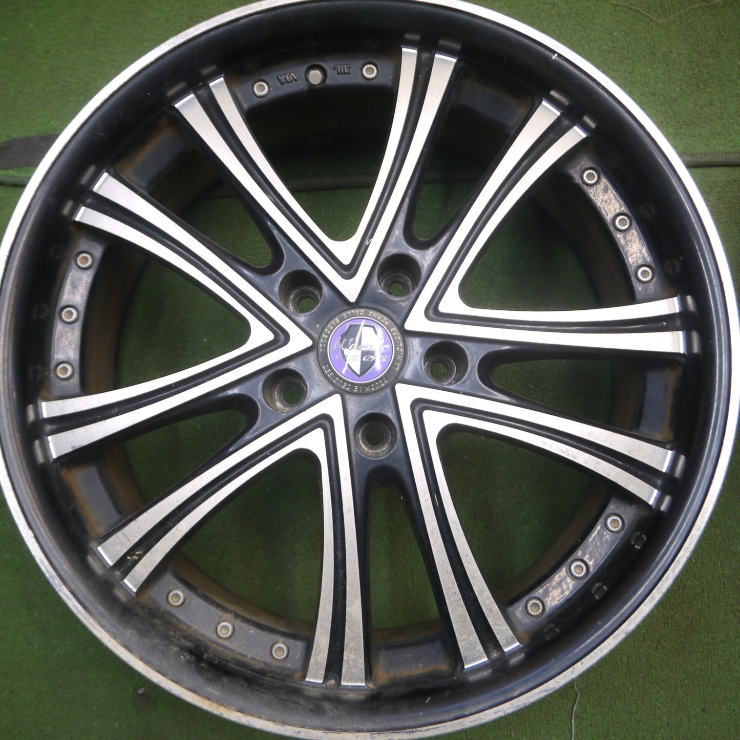 *送料無料* 4本価格★Warwic DS.05 ホイール 16インチ 16×8.0J ワーウィック DS05 PCD114.3/5H★4041207Hホ