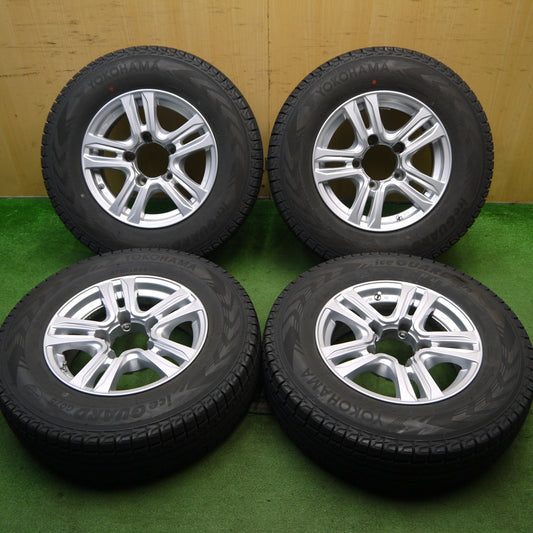 バリ溝！22年！キレイ！9分★ジムニー シエラ 等 195/80R15 スタッドレス ヨコハマ アイスガード G075 Ripresa S2 リプレーザ 15インチ PCD139.7/5H★5060603Hス