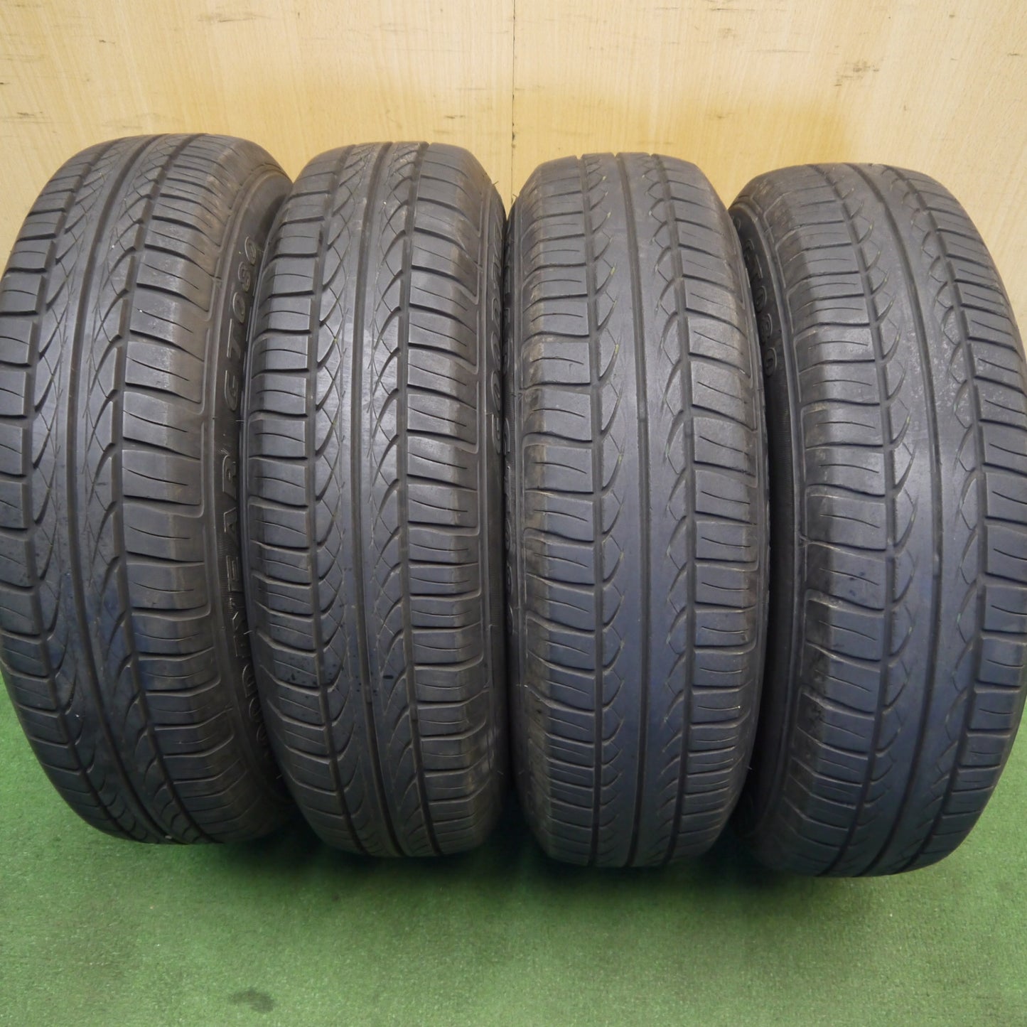4本価格◎旧車 当時物 ZONA ゾーナ 165/80R13 グッドイヤー GT080 13インチ PCD114.3/4H◎6071008Hノ