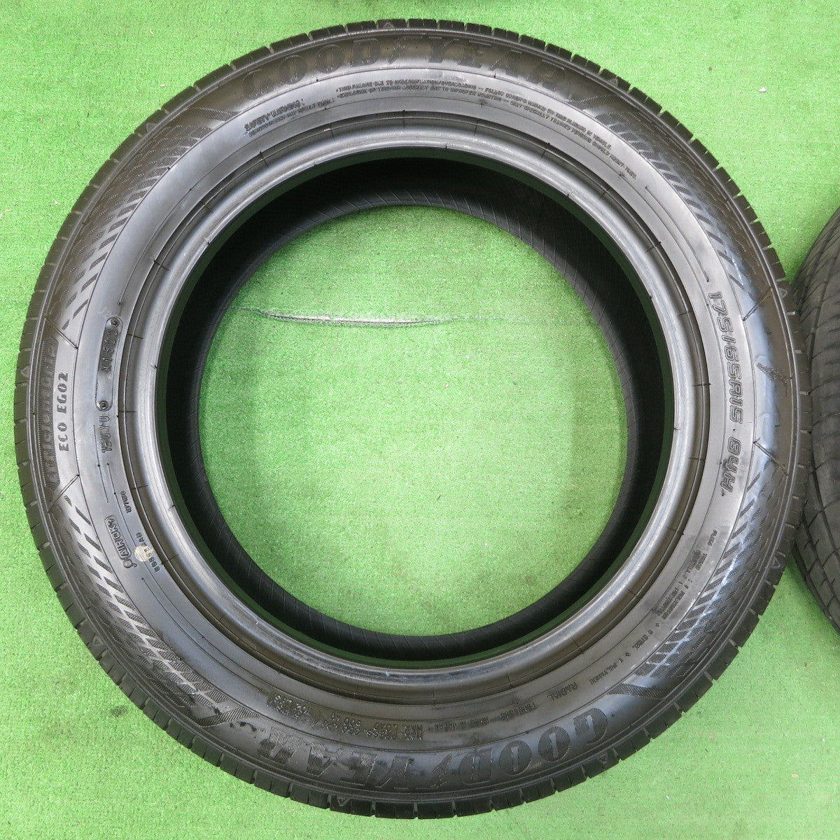 送料無料* バリ溝！22年！ほぼ10分☆175/65R15 グッドイヤー