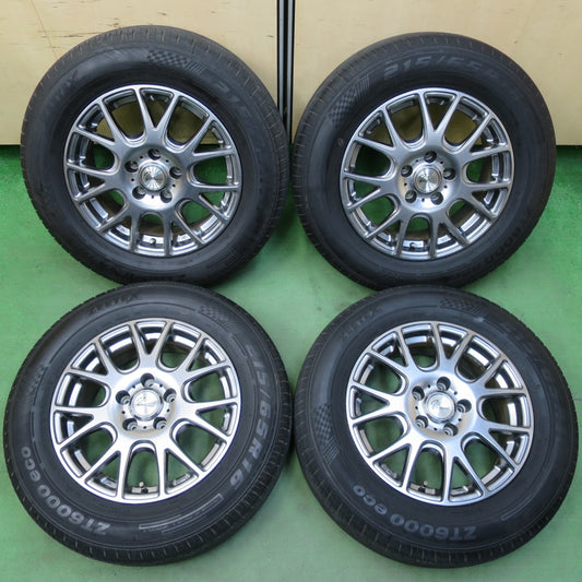 バリ溝！23年！キレイ！8.5分★215/65R16 ジーテックス ZT6000 eco G521 Verthandi ヴェルサンディ ヴェルザンディ 16インチ PCD114.3/5H★5052910イノ