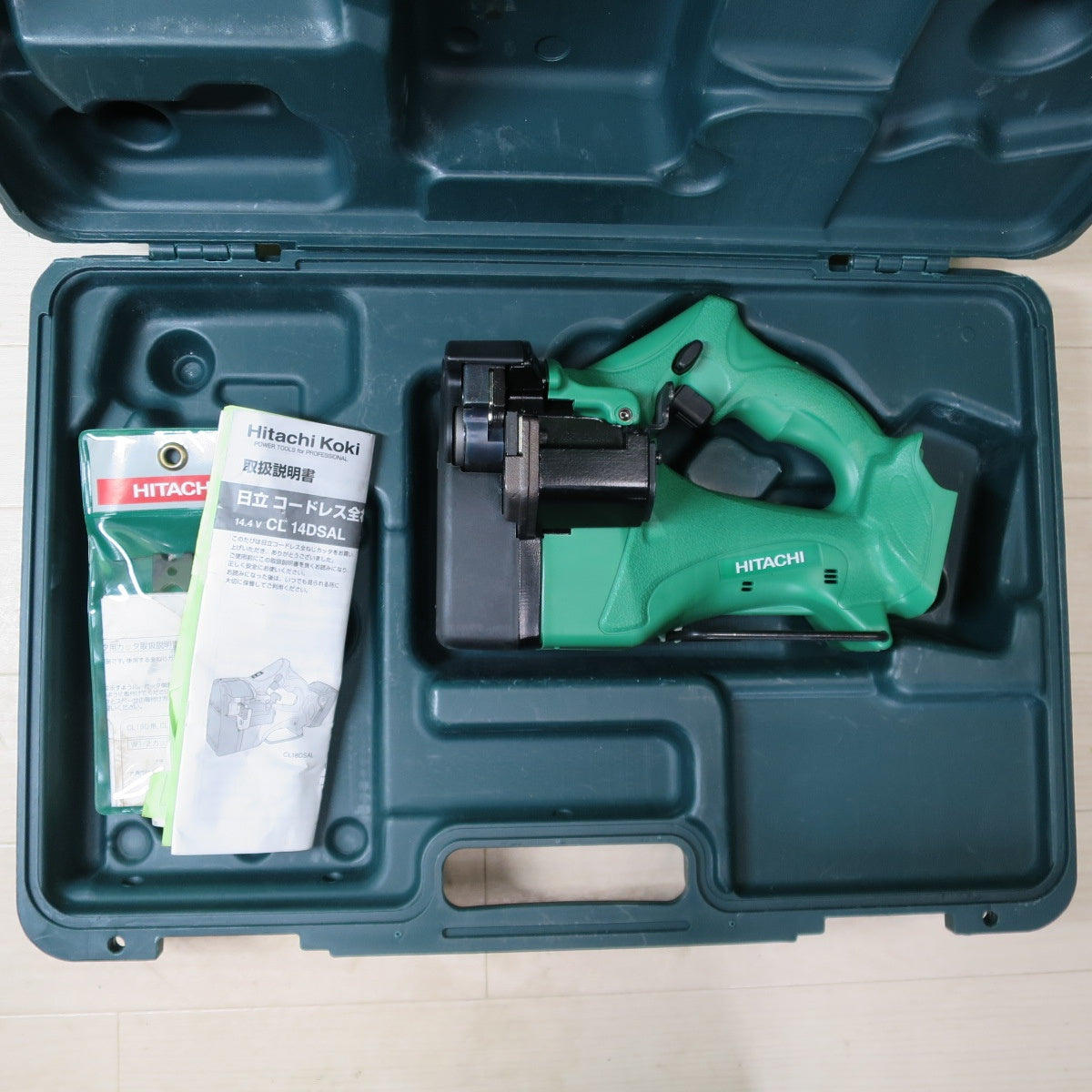 [送料無料] キレイ！付属品付き☆日立 W1/2 コードレス 全ねじ カッター CL18DSAL 電動 工具 切断機 全ネジ 充電式 HITACHI 本体のみ☆