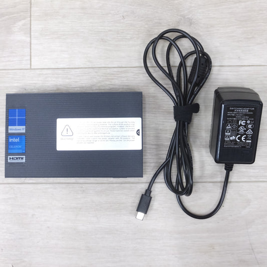 [送料無料] ◆MeLE ファンレス ミニ PC Quieter 3Q 81E N5105 Intel RAM 8GB HDD 128GB Win11 Pro 64bit 電源アダプター 付き (1)◆