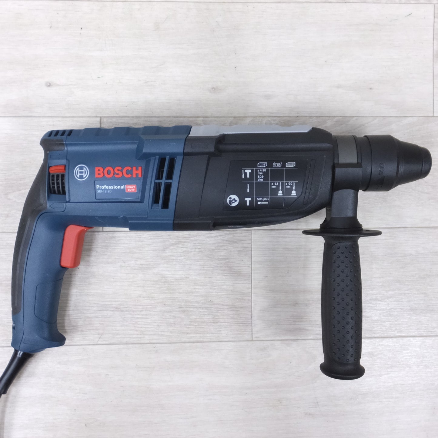 [送料無料] 美品◆ボッシュ  BOSCH SDS プラス ハンマー ドリル GBH2-28 穴あけ ケース ビット 付き 電動 工具◆