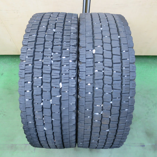 バリ溝！25年！9.5分！2本★トラック タイヤ 245/70R19.5 136/134J スタッドレス ダンロップ デクテス SP081 DECTES 19.5インチ★6041301イスタ