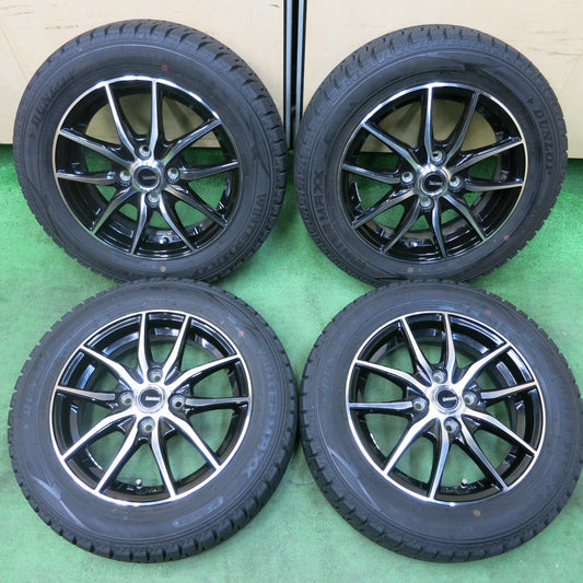 [送料無料] バリ溝！22年！9.5分以上★スタッドレス 165/65R14 ダンロップ ウインターマックス WM02 G.speed Gスピード 軽自動車に PCD100/4H★4111909SYス