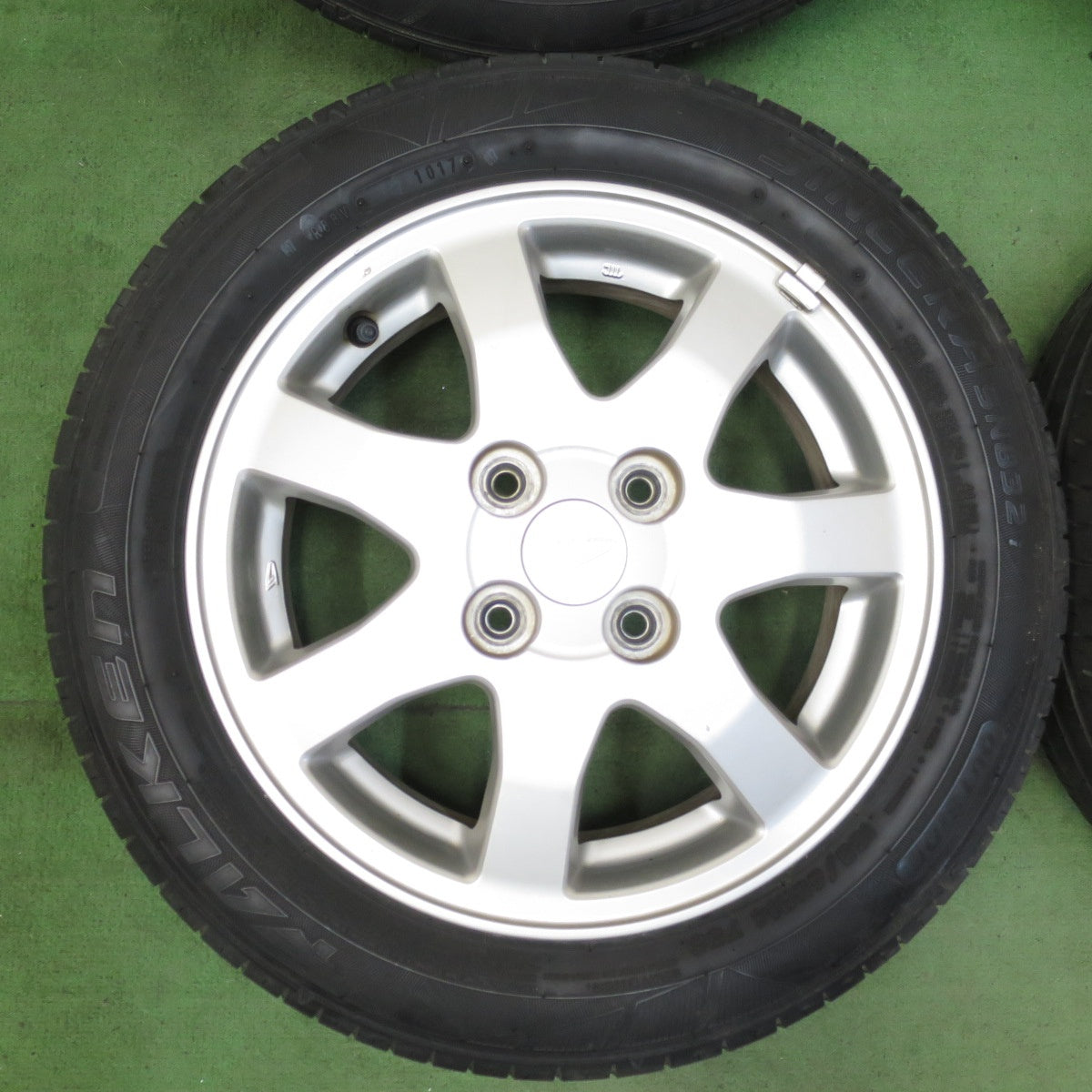 バリ溝！9分★ダイハツ ムーヴ 純正 155/65R14 ファルケン シンセラ SN832i 14インチ PCD100/4H★5042502AKノ