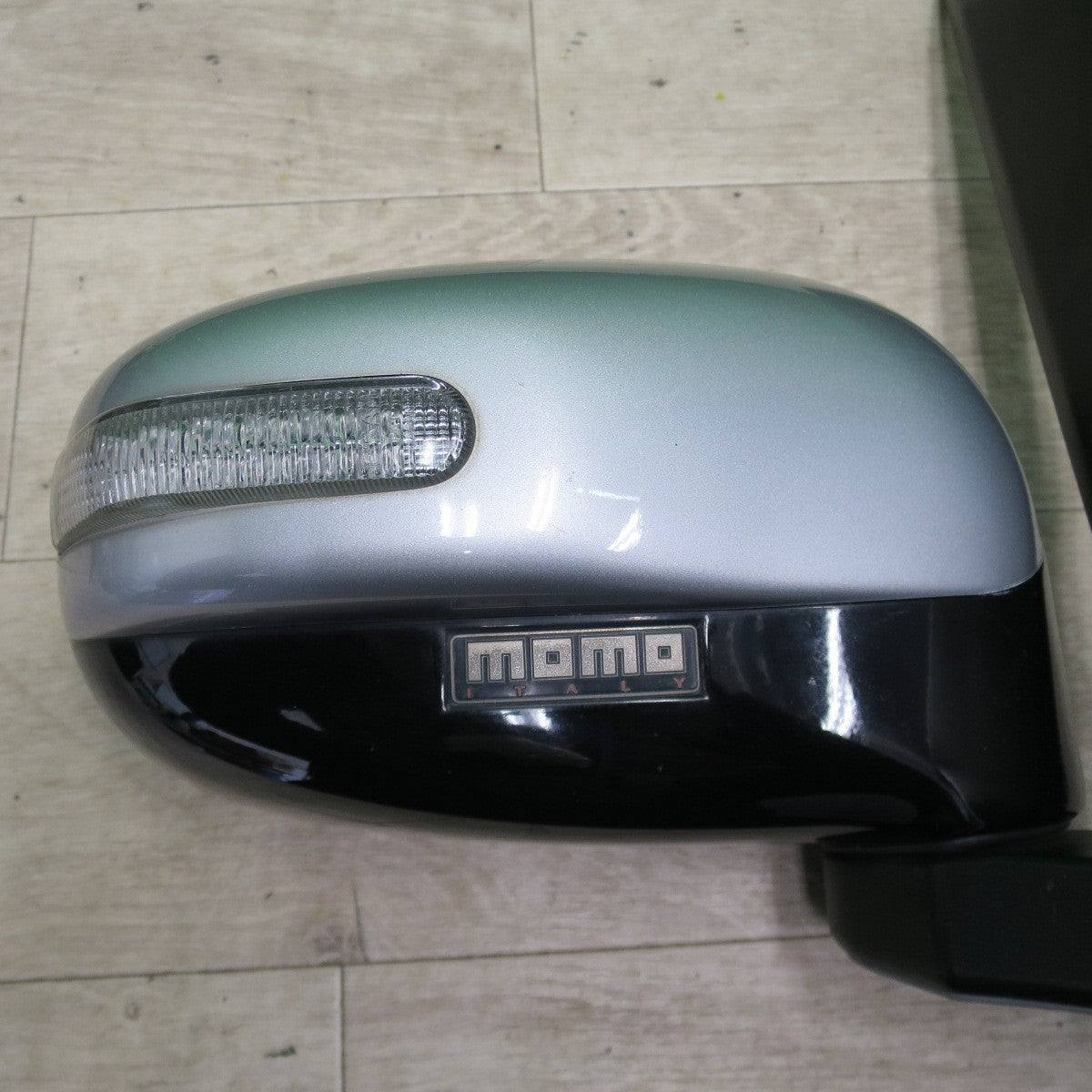 [送料無料] 左右セット☆モモ MOMO 三菱 純正 オプション アイ アイミーブ i Miev 等 電動 格納 LED ウインカー ドア ミラー 現状品☆