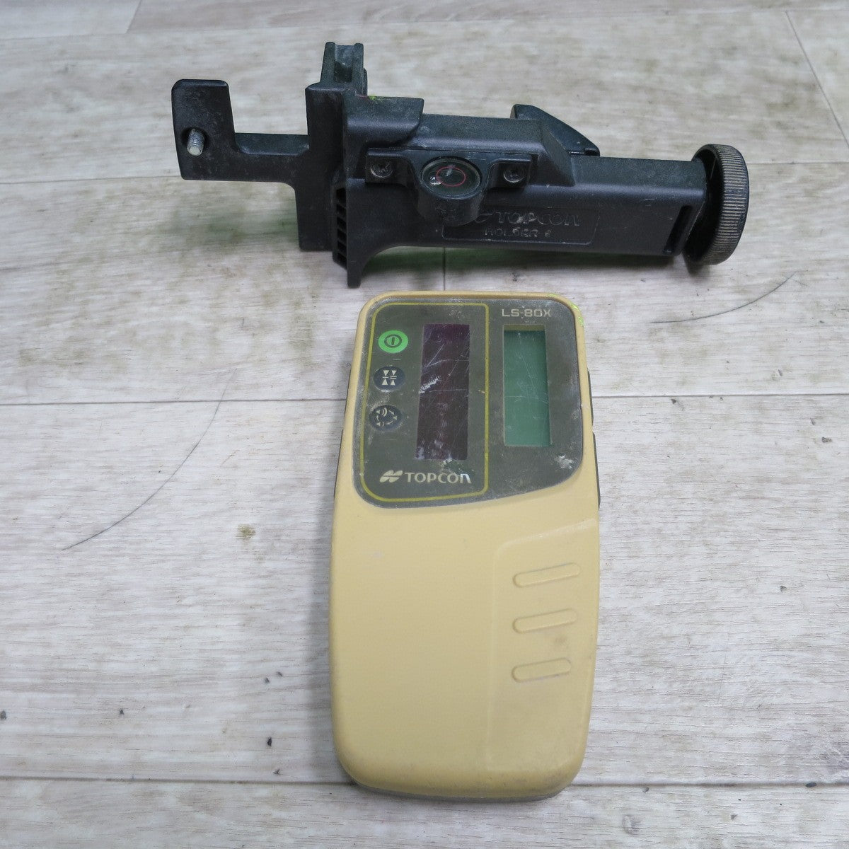 [送料無料] ☆TOPCON トプコン ローテーティングレーザー RL-H5A レベルセンサー LS-80X HOLDER-6 現状品☆