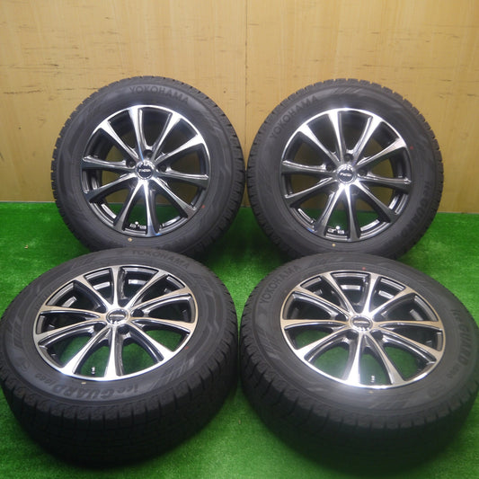 *送料無料* バリ溝！キレイ！9.5分★スタッドレス 215/60R16 ヨコハマ アイスガード iG60 Laffite ラフィット 16インチ PCD114.3/5H★4081906Hス