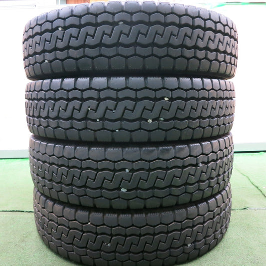 *送料無料* バリ溝！20年！8.5分★トラック タイヤ 195/85R16 114/112N ブリヂストン エコピア M812 ミックス オールシーズン 16インチ★4071404HAノタ
