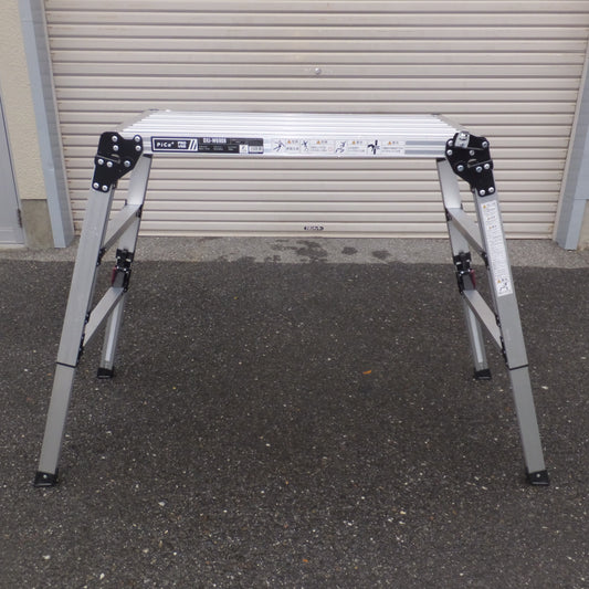 [送料無料] 岐阜発 未使用★ピカ Pica 四脚アジャスト式 足場台 DXJ-W6908　足場台の高さ 60cm～91cm 最大使用質量 100kg★