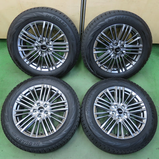 バリ溝！24年！キレイ！9.5分★スタッドレス 225/60R18 ヨコハマ アイスガード iG70 Taylor AME テイラー 18インチ PCD114.3/5H★6040606イス