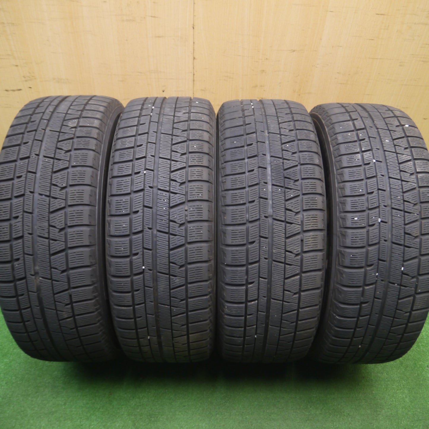[送料無料] バリ溝！キレイ！8.5分★インプレッサ等 205/55R16 スタッドレス ヨコハマ アイスガード iG50 プラス G.speed Gスピード 16インチ PCD100/5H★4111305Hス