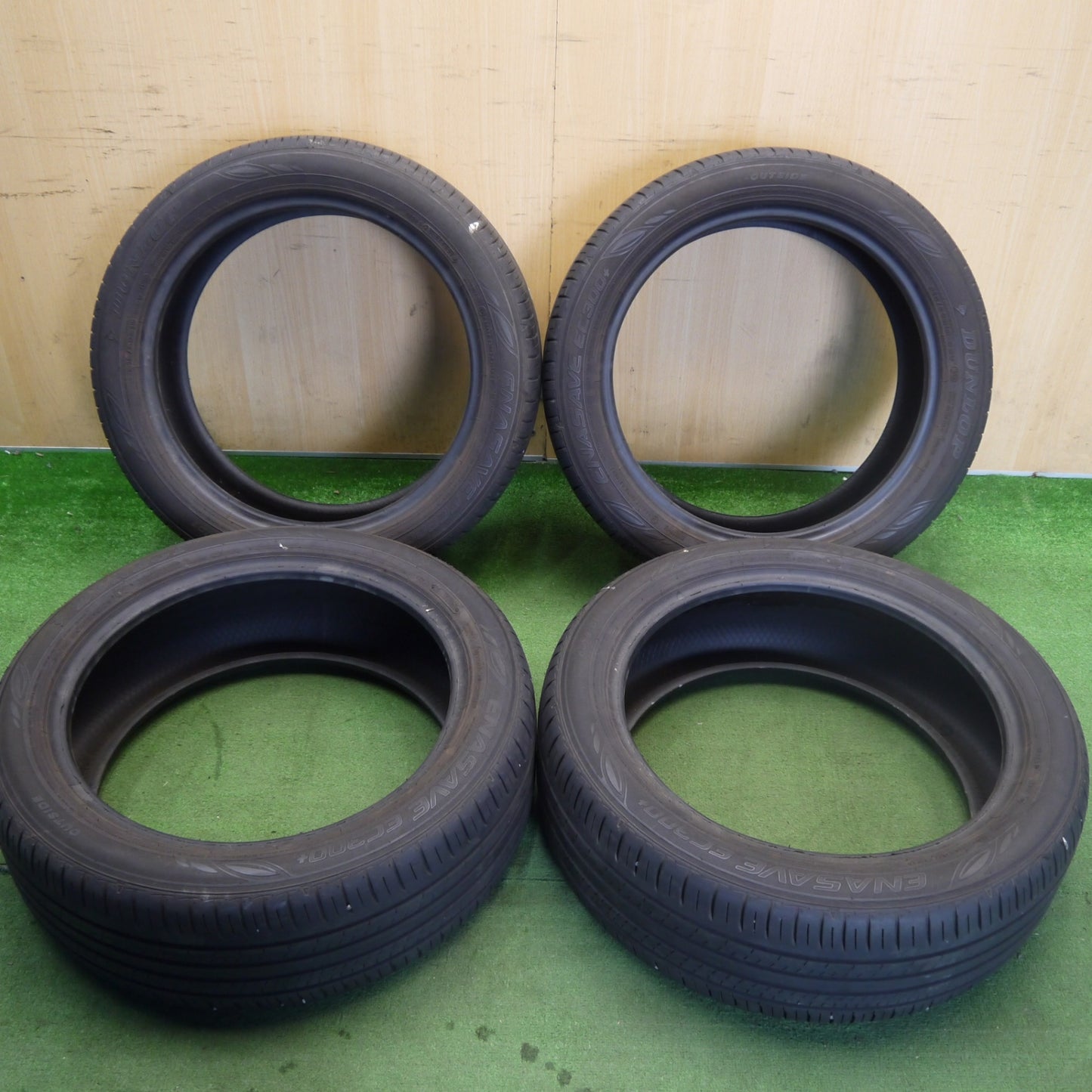 4本価格★215/50R18 ダンロップ エナセーブ EC300+ タイヤ 18インチ ヤリスクロス CX-3 オデッセイ 等★6050804Hノタ