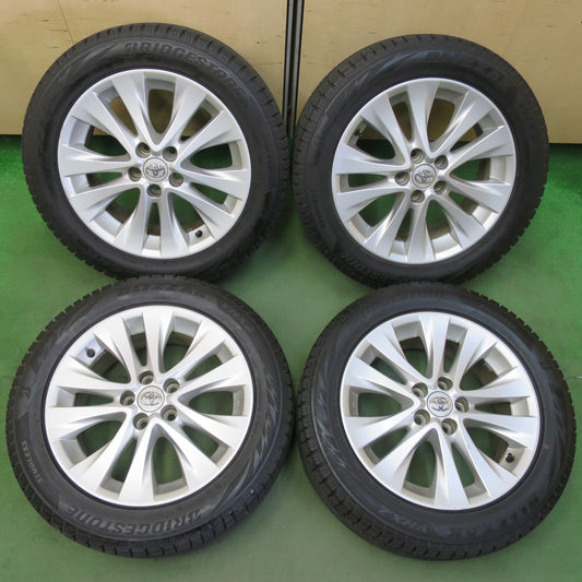 バリ溝！22年！9.5分★トヨタ 20系 アルファード ヴェルファイア 純正 235/50R18 スタッドレス ブリヂストン ブリザック VRX2 18インチ PCD114.3/5H★5110810イス