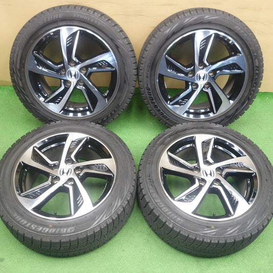 バリ溝！9分★ホンダ RC オデッセイ 純正 215/55R17 スタッドレス ブリヂストン ブリザック REVO GZ 17インチ PCD114.3/5H★6040503KTス