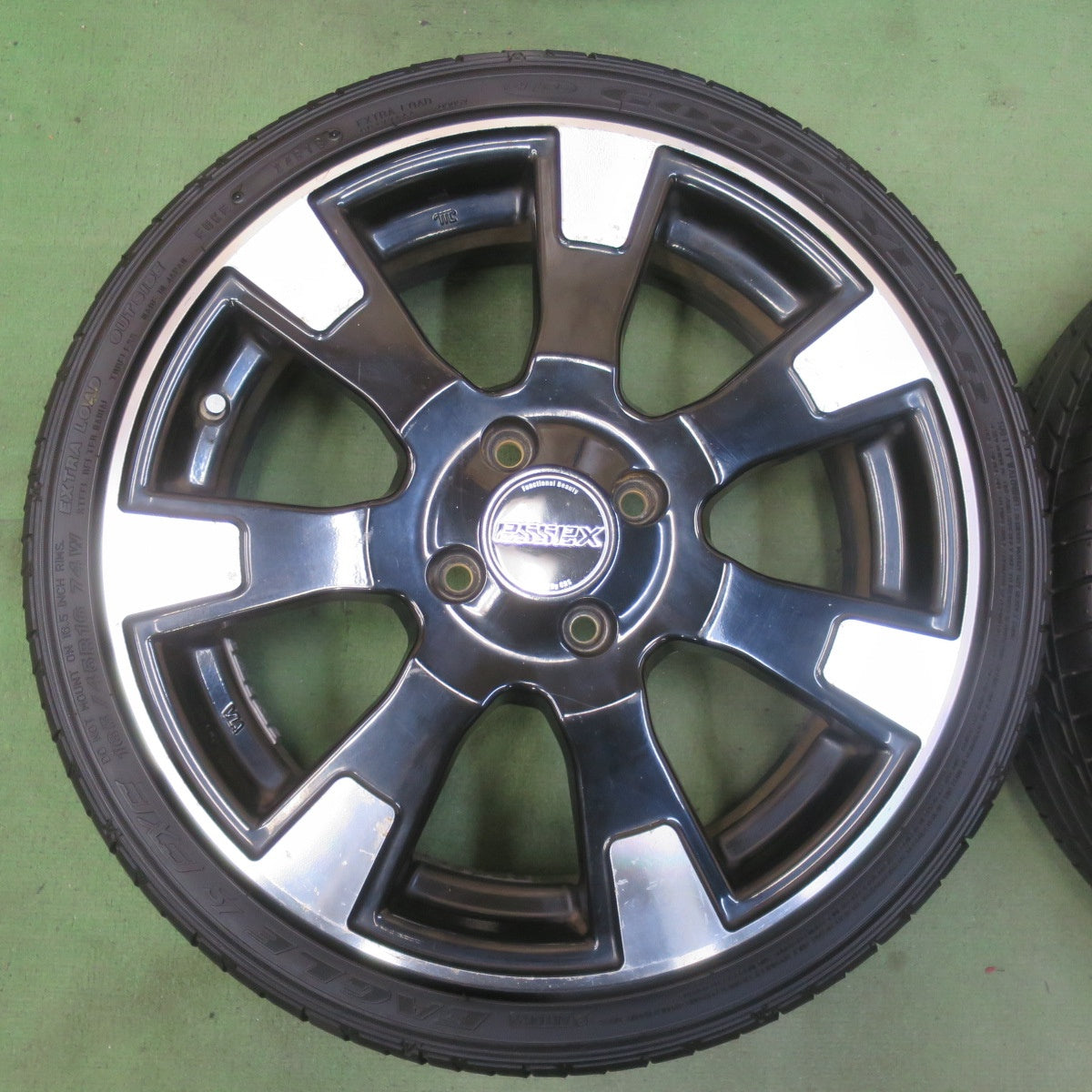 バリ溝！9分★ESSEX CRS 165/45R16 グッドイヤー イーグル LS EXE エセックス 16インチ 軽サイズ PCD100/4H★6050406イノ