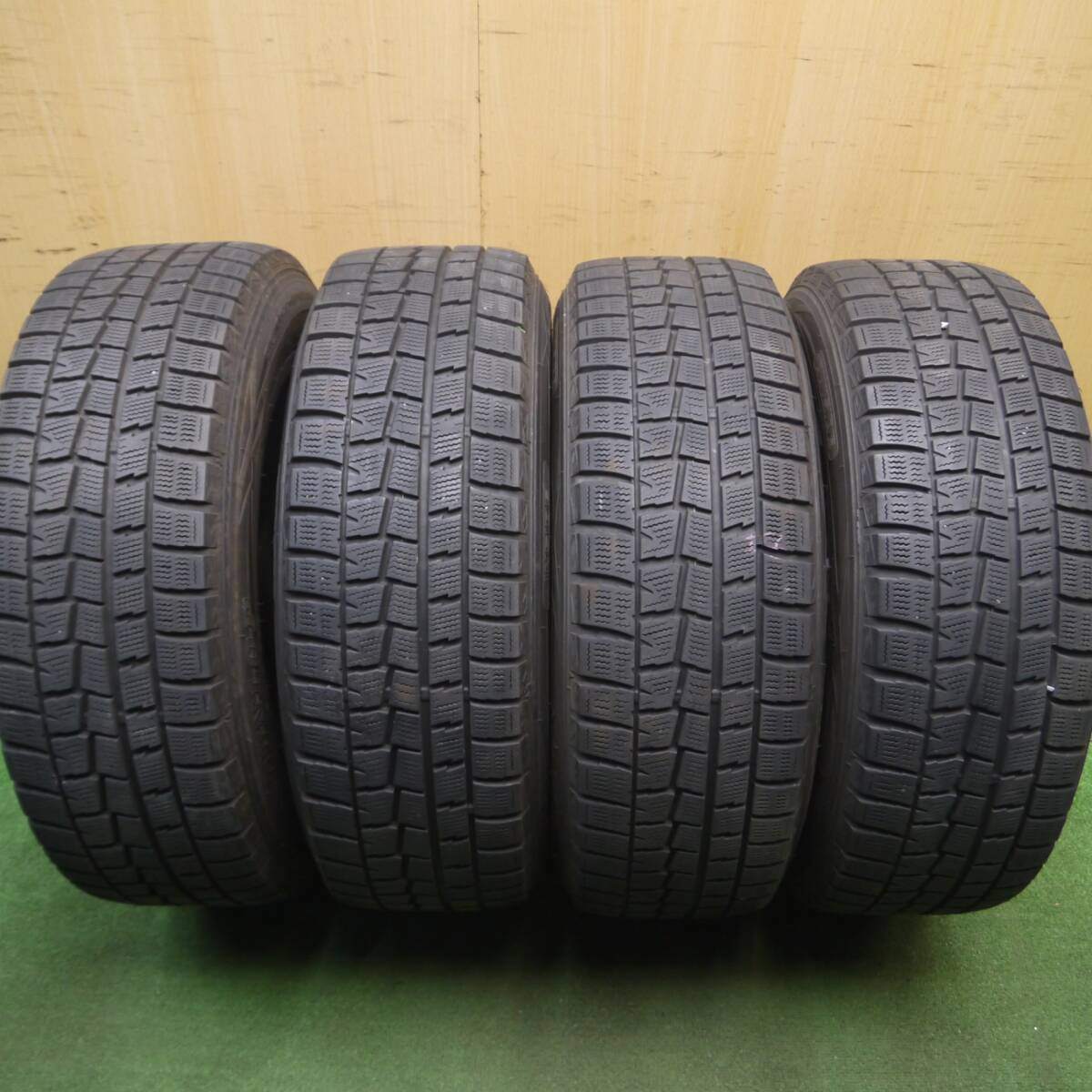バリ溝！キレイ！8.5分★BMW 等 MSW 77 O・Z 205/60R16 スタッドレス ダンロップ ウインターマックス WM01 16インチ OZ PCD112/5H★5022809Hス