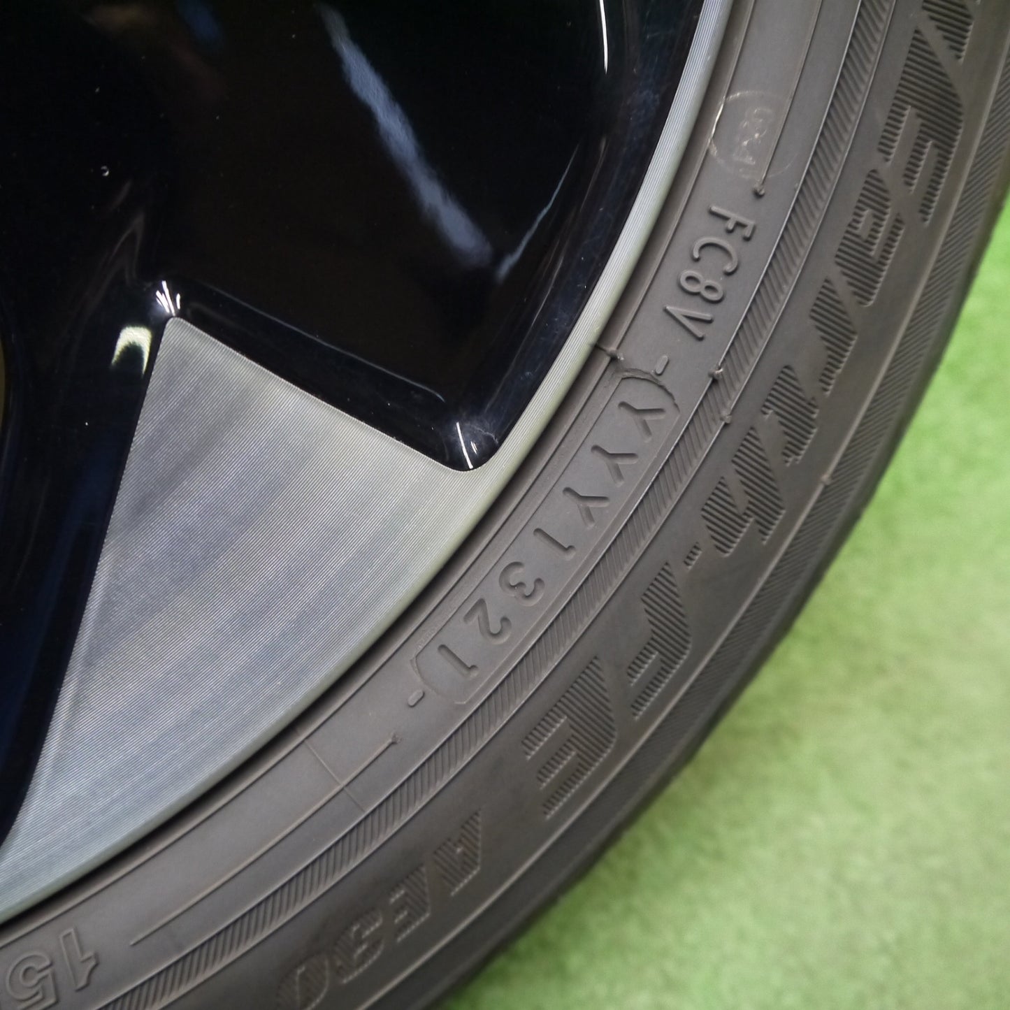 キレイ！1本★日産 デイズ ルークス 純正 155/65R14 ヨコハマ BluEarth-FE AE30 ブルーアース 14インチ PCD100/4H★6021010Hノ